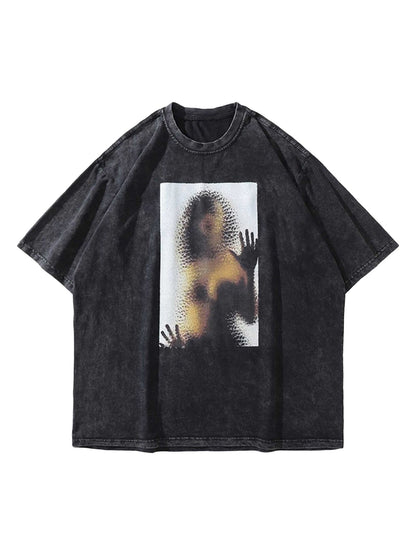 American Hip-hop Printed T-shirt