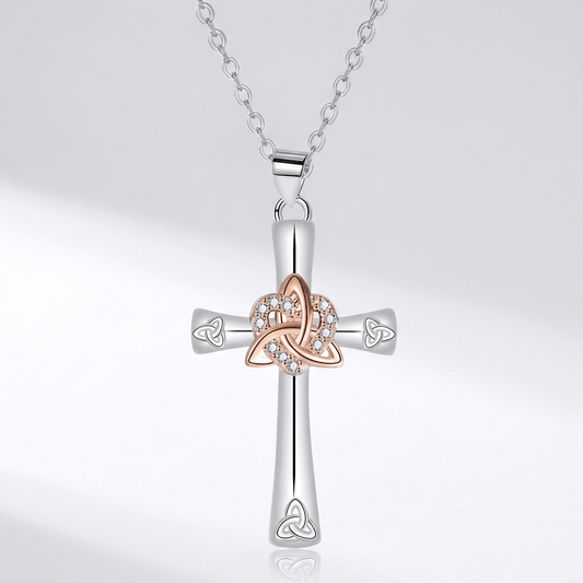 Infinity Faith Cross Necklace