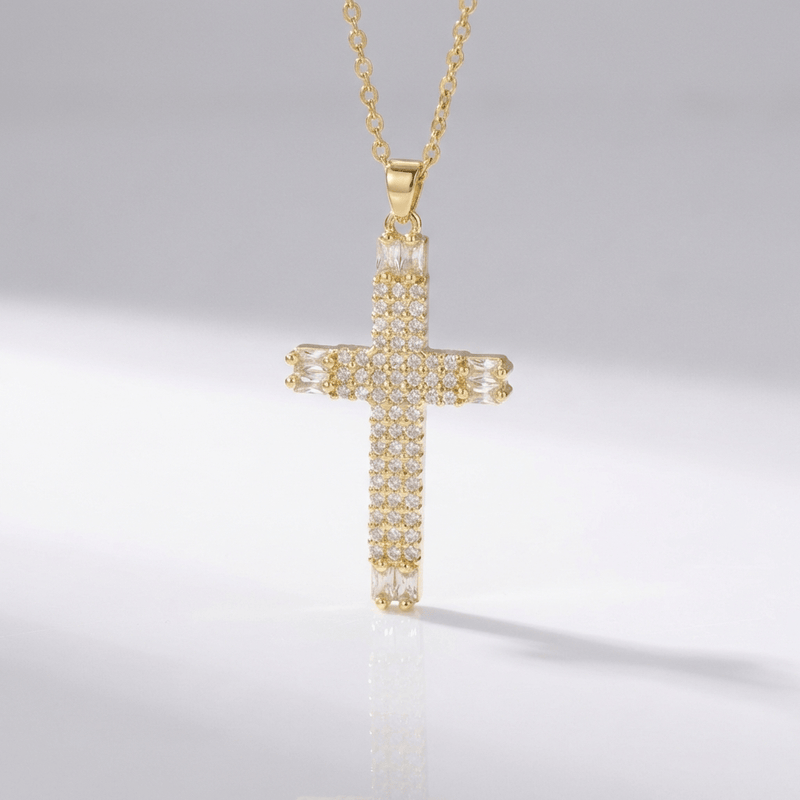 Zircon Crosses Designer Necklaces