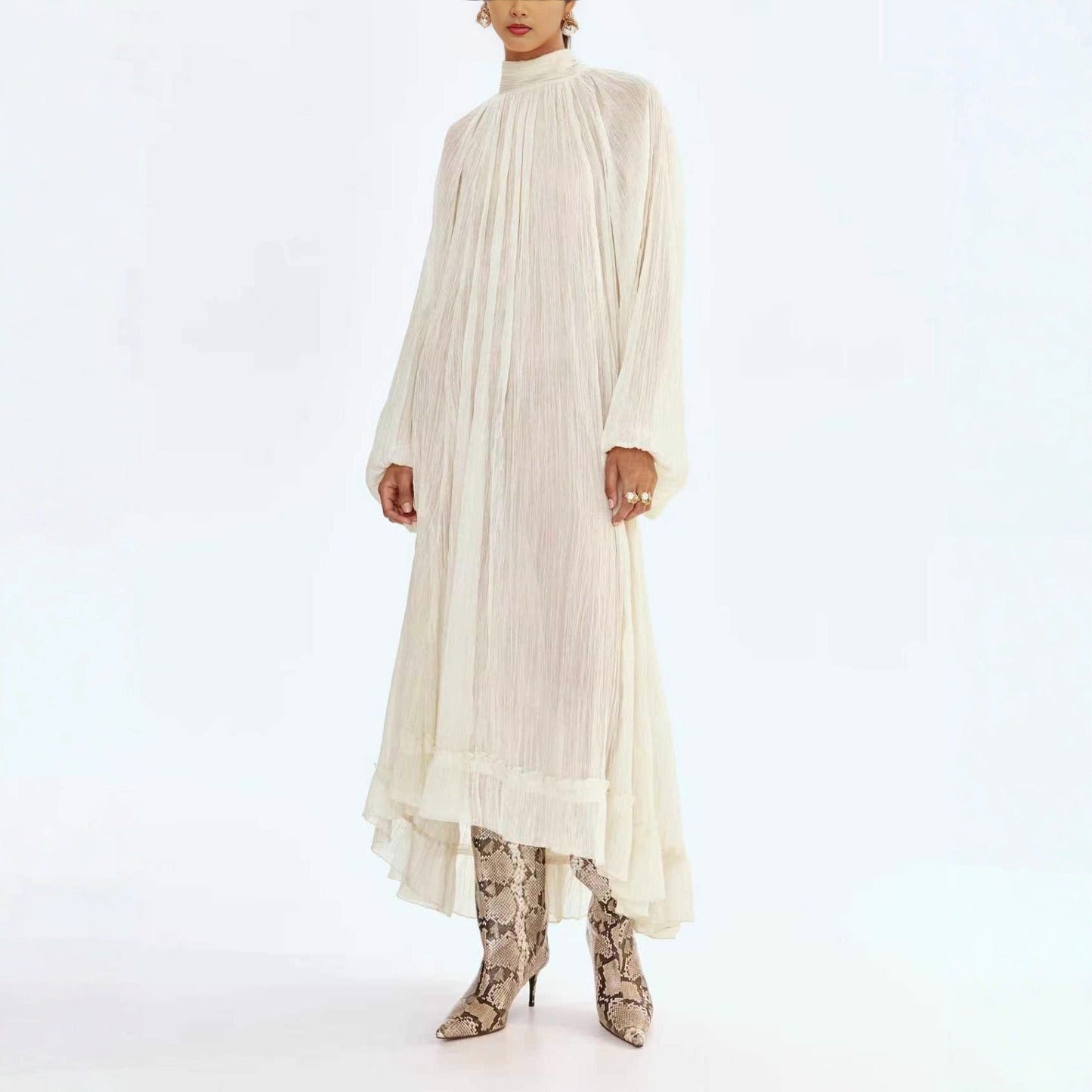 Melody Lace Sheer Maxi Dress