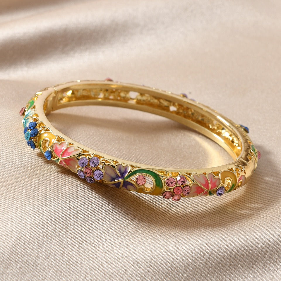 Vivian Enamel Bangle