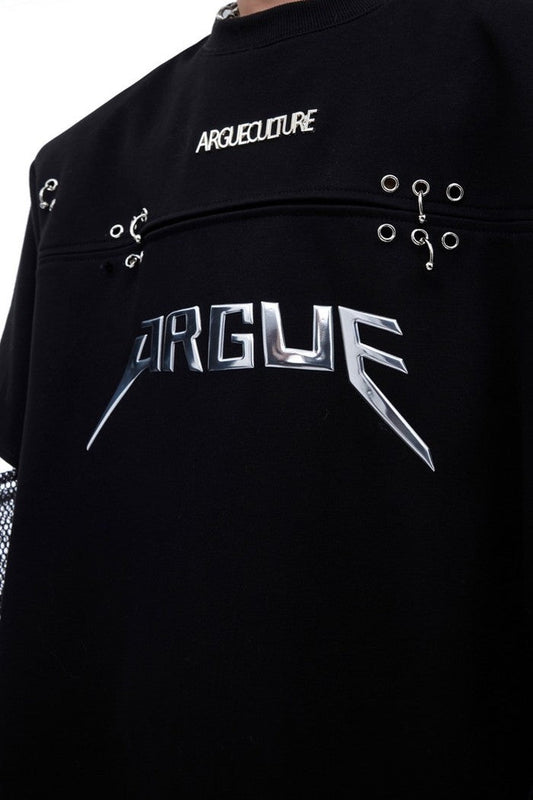 Two-piece Logo Mesh T-shirt