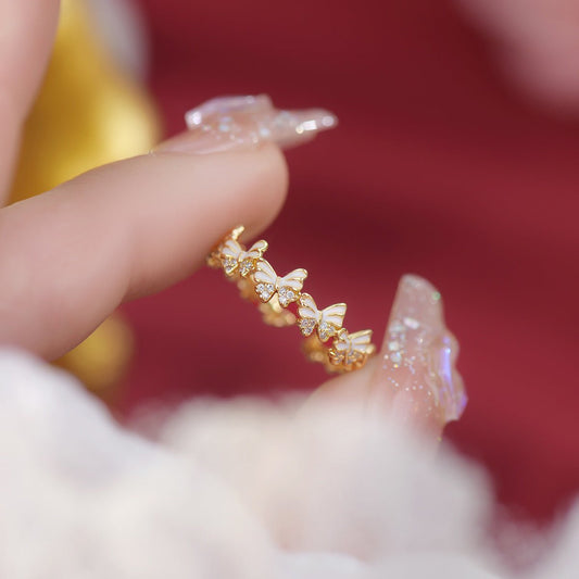 Ivory Flutter Ring