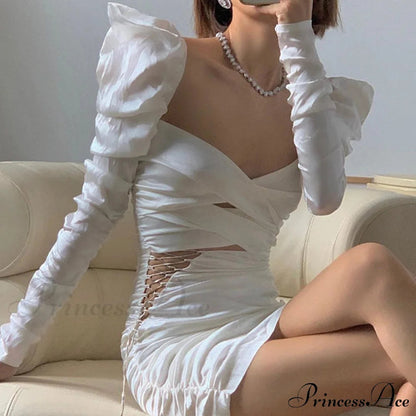 Janis Lace Stylish Up Mini Dress