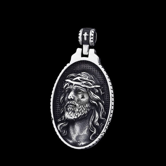 Jesus Portrait X Sacred Heart Pendant