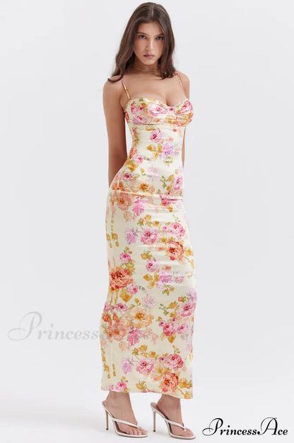 Josefina Ivory Stylish Maxi Dress