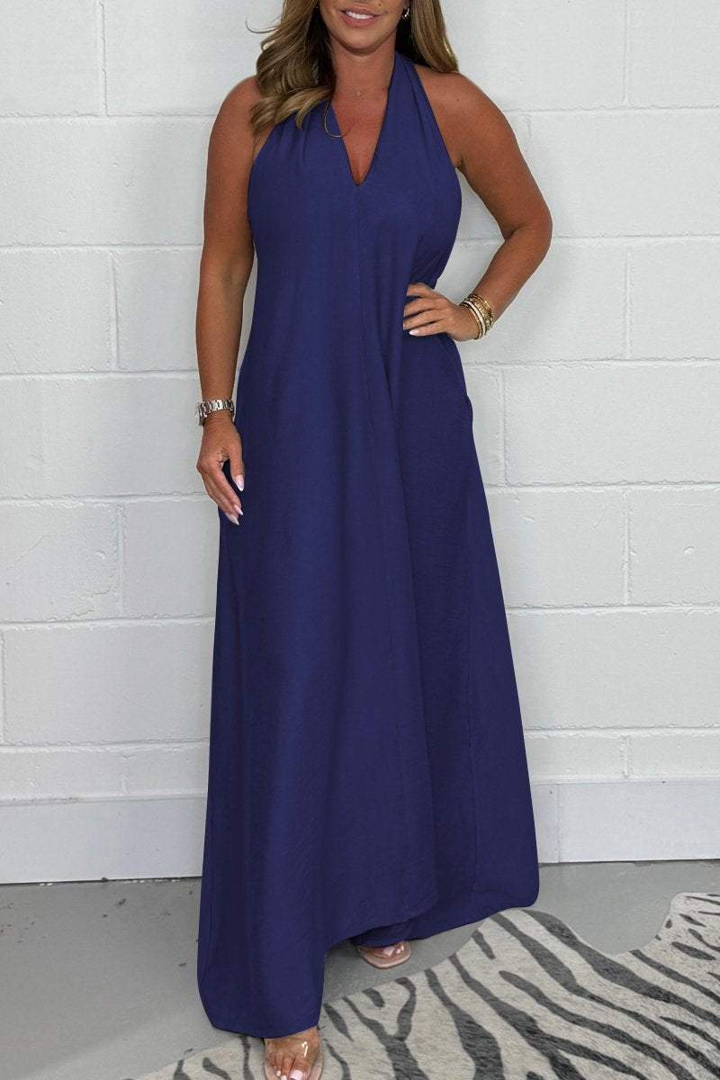 T-back Floaty Dress Floaty Maxi Dress