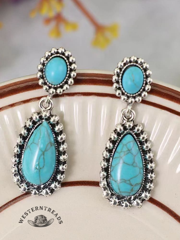 Western Turquoise Earrings