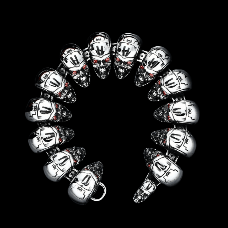 Judgment Day Skull Bracelet