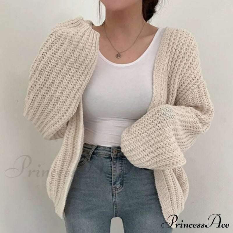 Korean Autumn Lazy Style Cardigan
