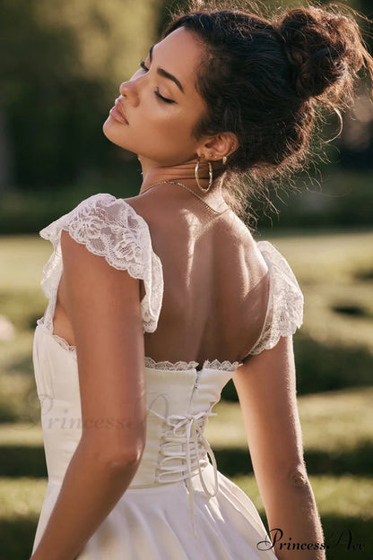 Lace A-line Stylish Mini Dress