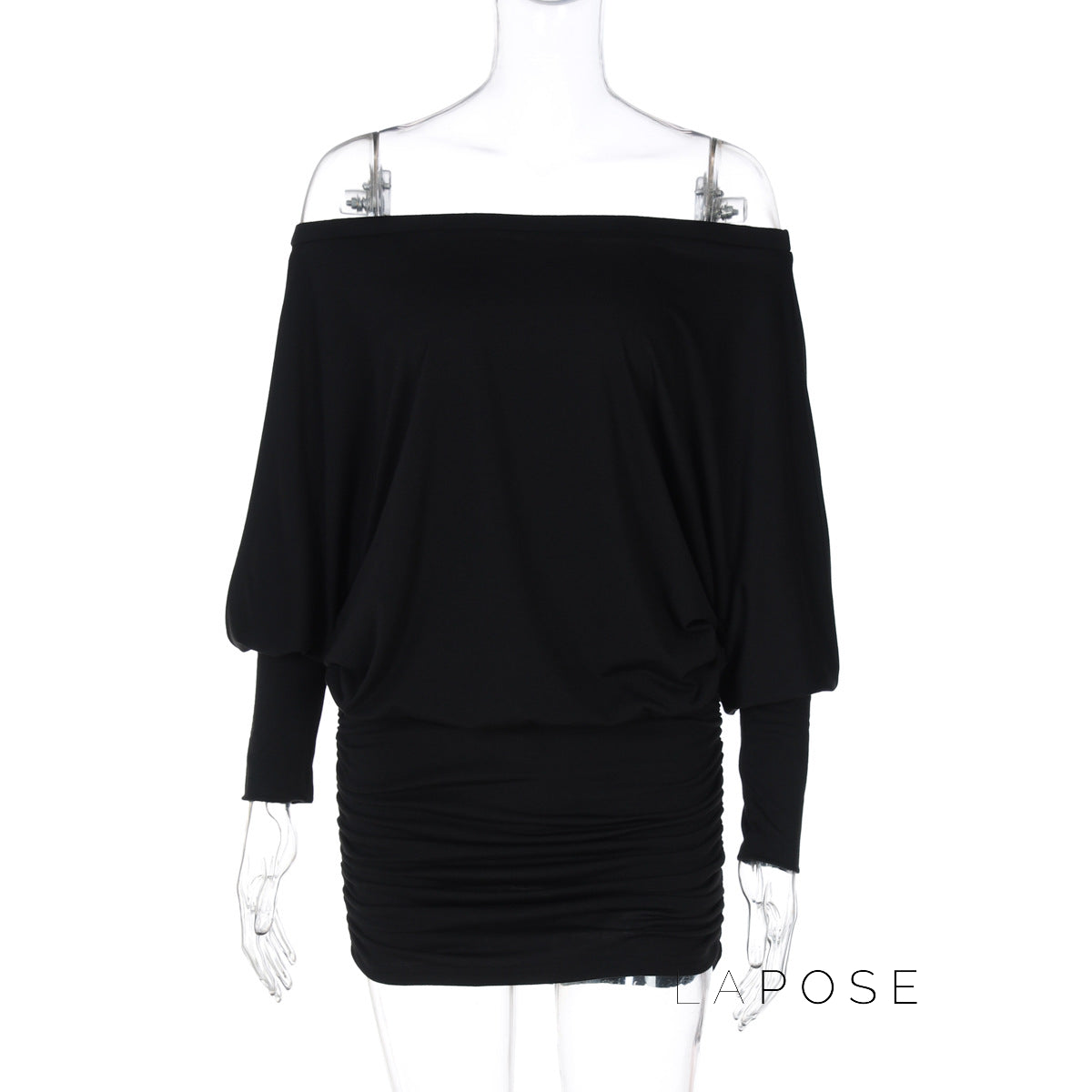 Aaliya Off Shoulder Ruched Mini Dress