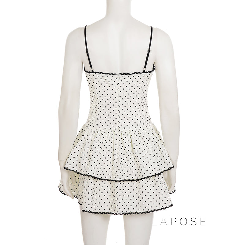Adaeze Polka Dot Mini Dress