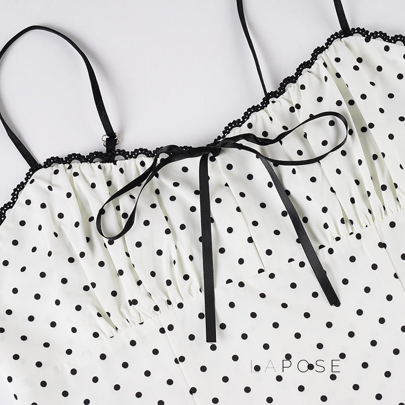 Adaeze Polka Dot Mini Dress