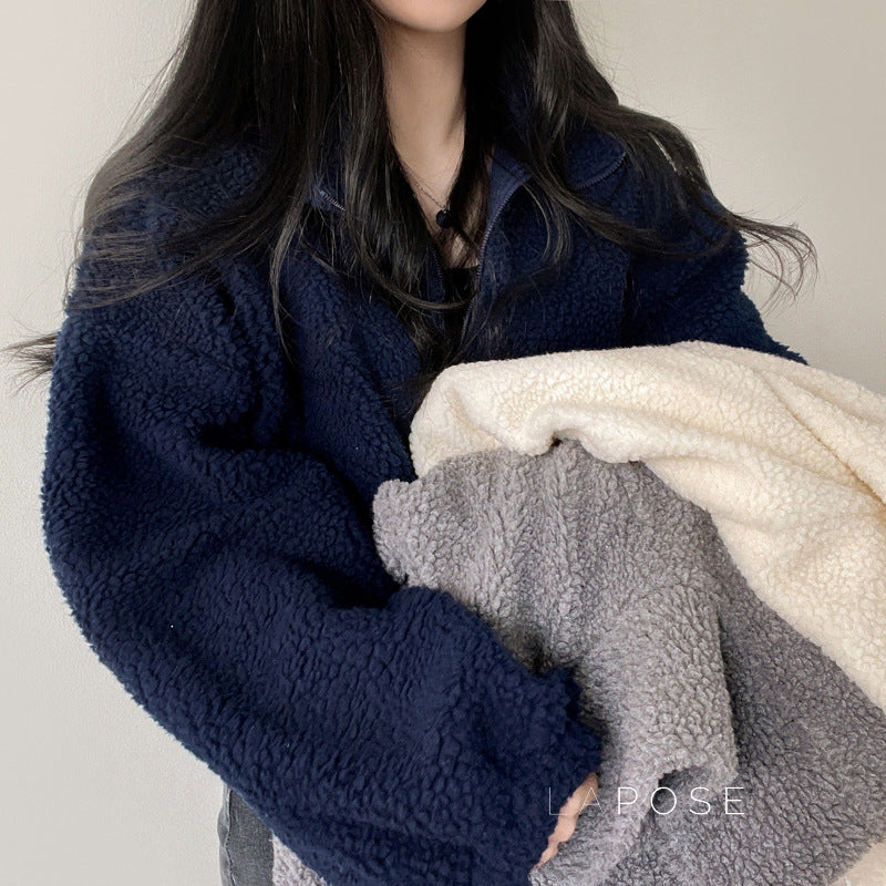 Akilah Cozy Stand Collar Cardigan