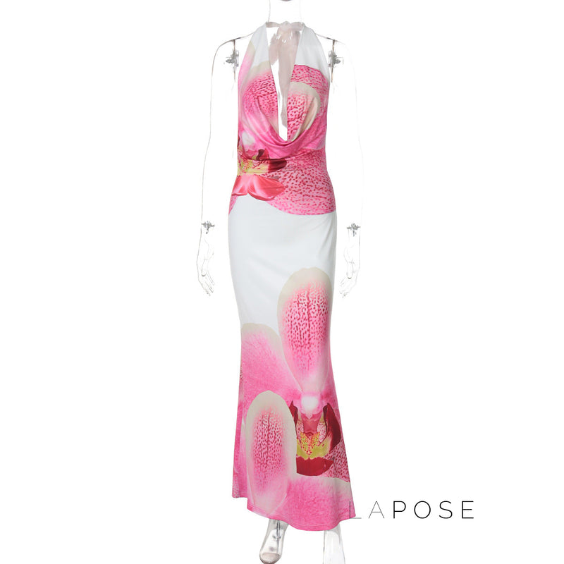 Amity Halter Maxi Dress