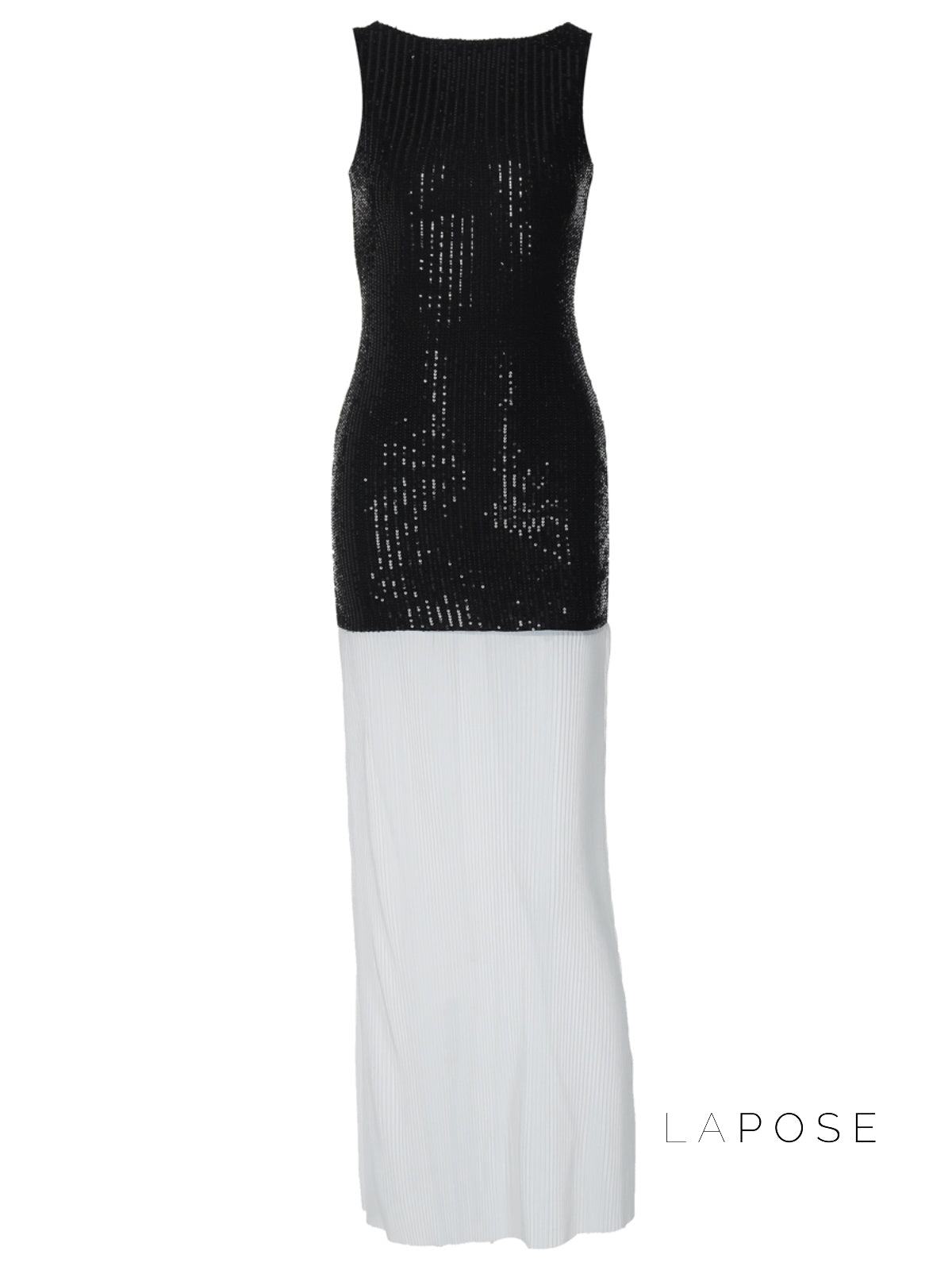 Anabia Black Sequin Maxi Dress