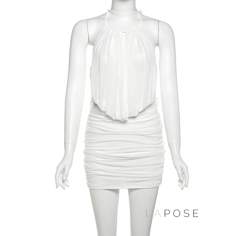 Annamae Halter Mini Dress