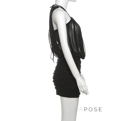 Annamae Halter Mini Dress