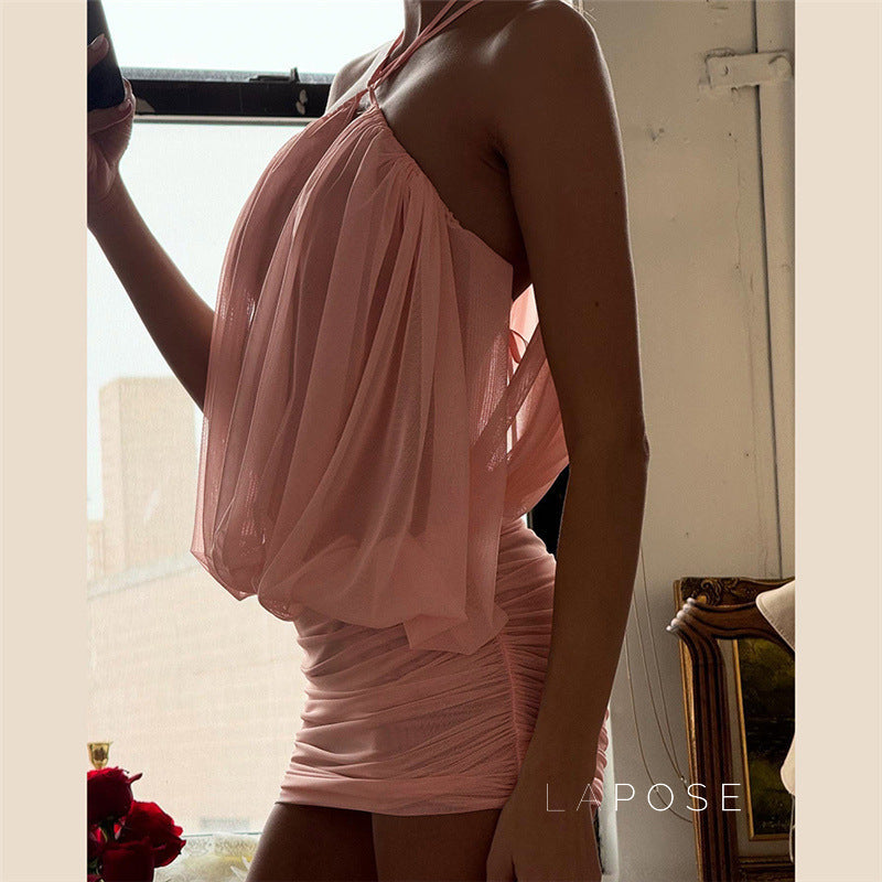 Annamae Halter Mini Dress