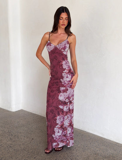 Arlette Radiant Maxi Dress - Rose