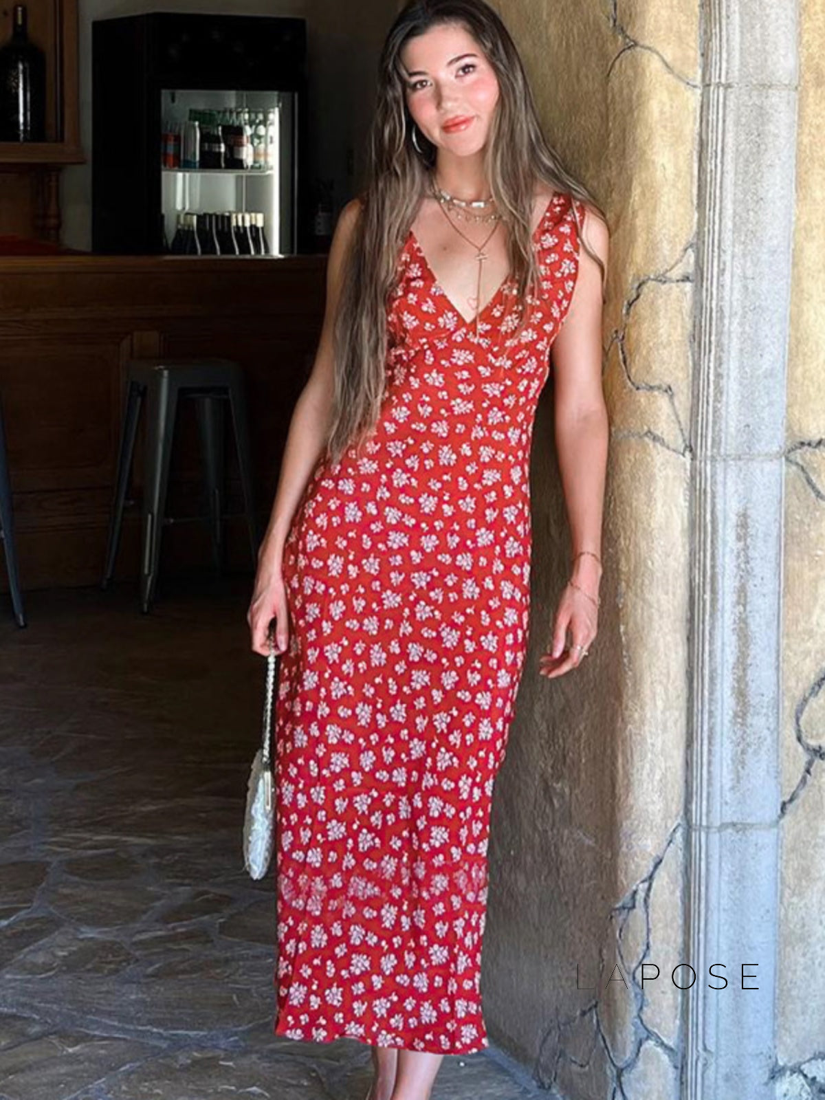 Aubrie Backless Maxi Dress