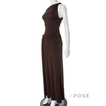 Azalia Twisted Draped Dress
