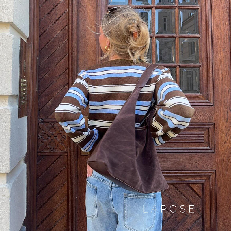 Blakelynn Striped Button Cardigan