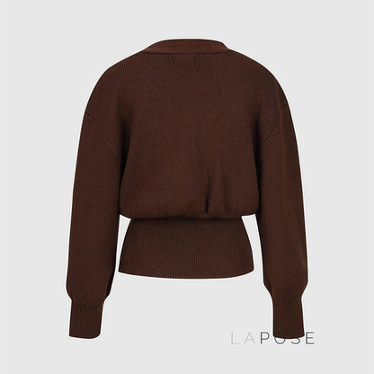 Caelyn Knitted V-neck Cardigan