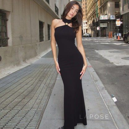 Ira Halter Maxi Dress