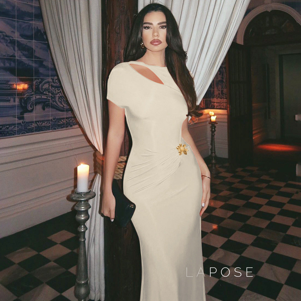 Jaleyah Backless Maxi Dress