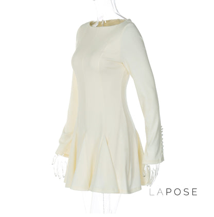 Jamyah Pleated Mini Dress