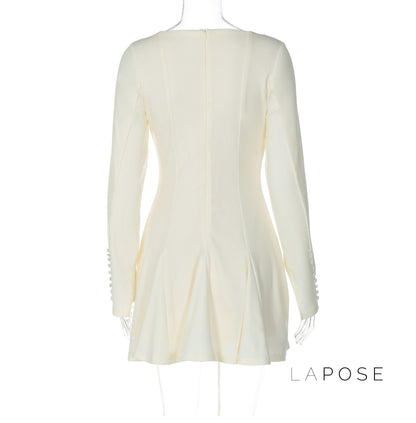 Jamyah Pleated Mini Dress