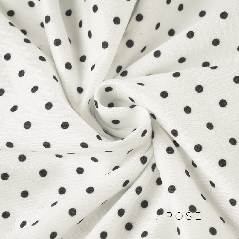 Jumana Polka Dot Smocked Mini Dress