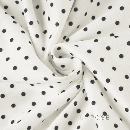 Jumana Polka Dot Smocked Mini Dress