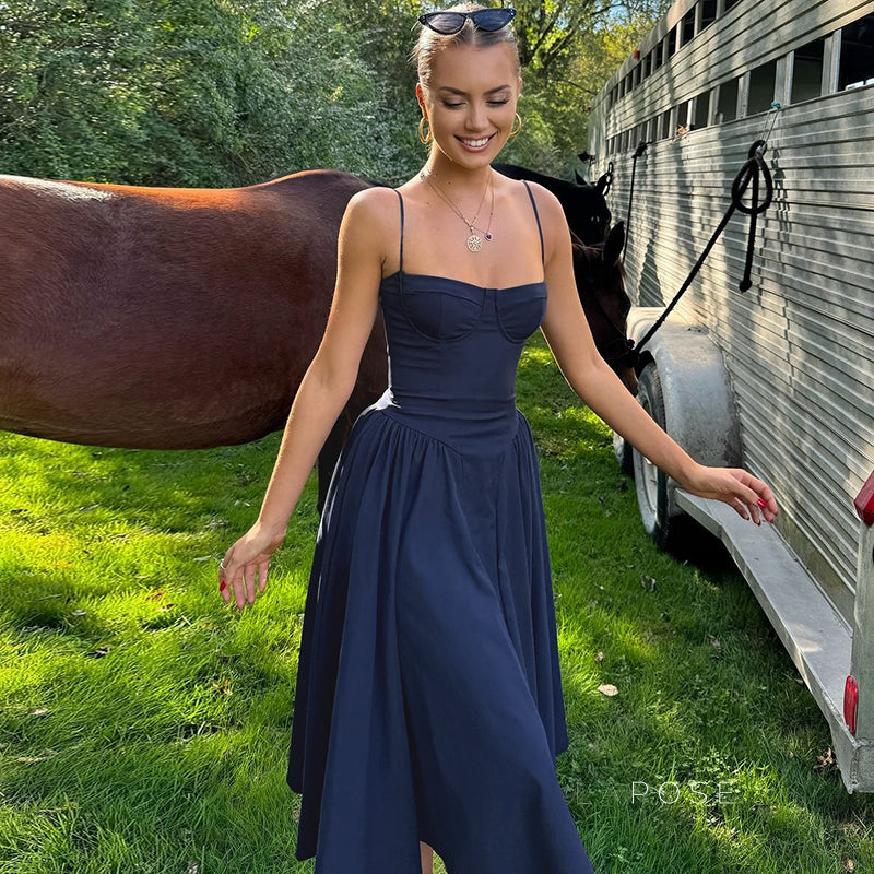 Kadence Square Neck Maxi Dress