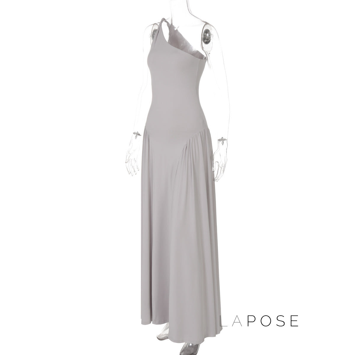 Kamoni One-shoulder Ruched Maxi Dress