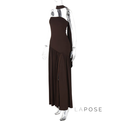 Kamree Strapless Backless Maxi Dress