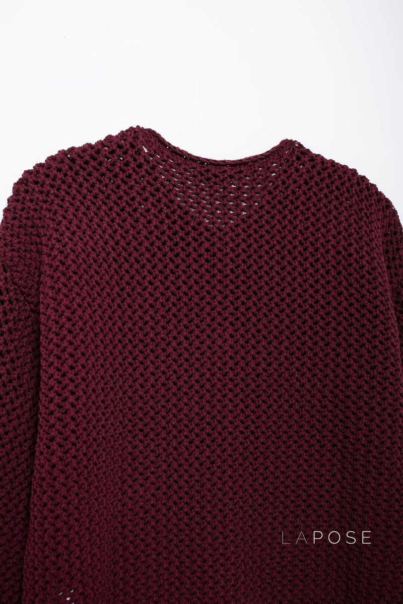 Klaira Button-front Knit Cardigan