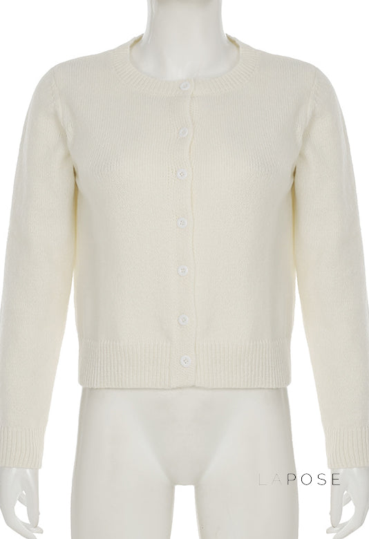 Laylani Buttoned Knit Cardigan