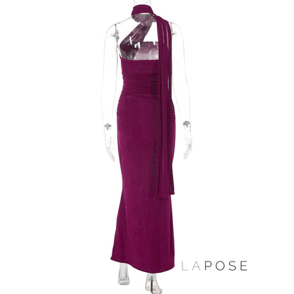 Leilani Ruched Bodycon Maxi Dress