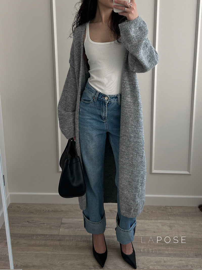 Lily Cozy Knit Dress & Long Cardigan Set