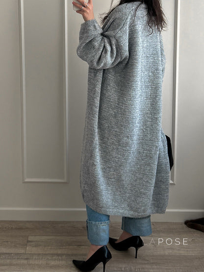 Lily Cozy Knit Dress & Long Cardigan Set