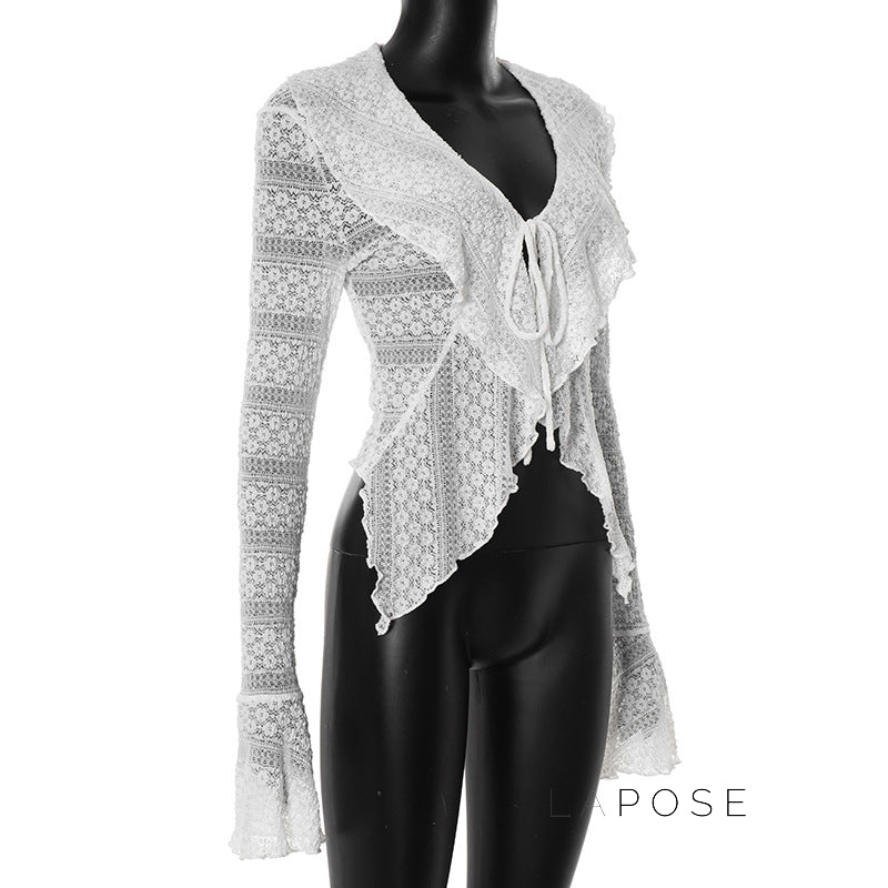 Lisbeth Lace Cardigan Top