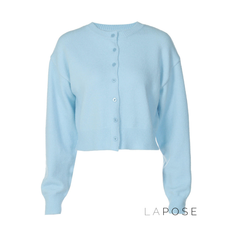 Liza Cropped Knit Cardigan