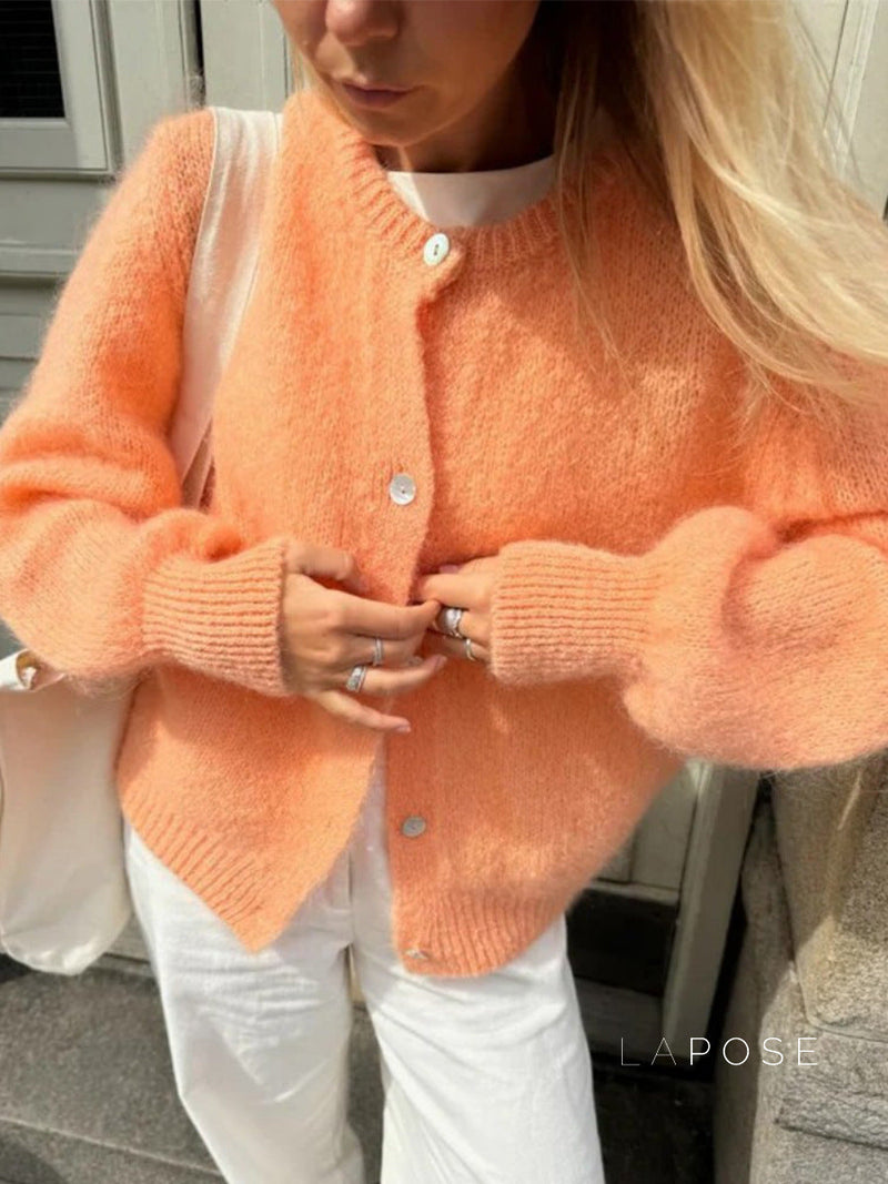 Lyrik Macaron Knit Cardigan