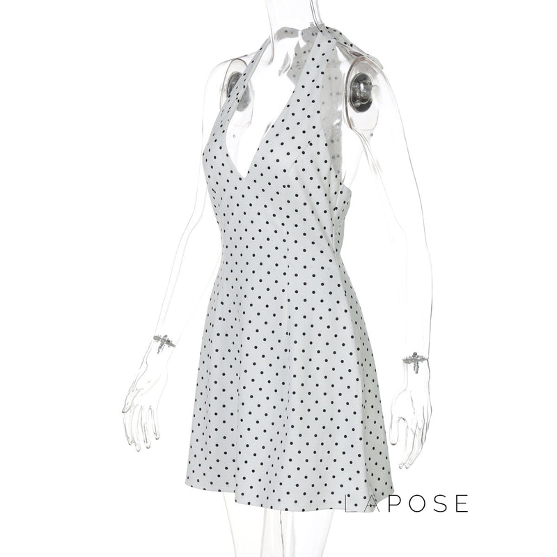 Maahi Printed Halter Dress