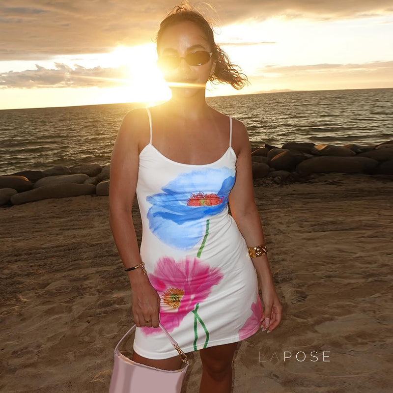 Madalena Backless Midi Dress
