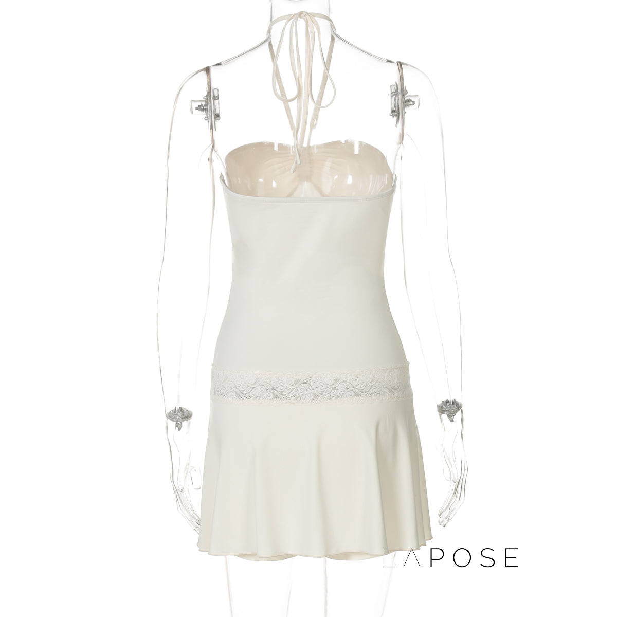 Mulan Lace Halter Mini Dress