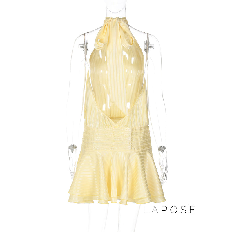 Nathaly Halter Mini Dress